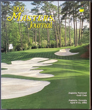Load image into Gallery viewer, 1992 Vintage PGA Golf Masters Program Fred Couples Only Major Augusta National