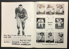 Load image into Gallery viewer, 1961 Yankee Stadium NFL Football Program New York Giants vs Pittsburgh Steelers