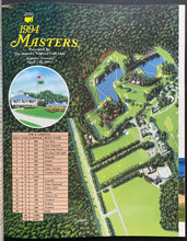 Load image into Gallery viewer, 1994 Vintage PGA Golf Masters Program Jose Maria Olazabal Augusta National