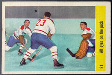 Load image into Gallery viewer, 1958-59 Parkhurst Hockey Jacques Plante #21 Montreal Canadiens Vintage NHL