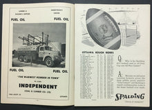 Load image into Gallery viewer, 1959 CFL Football Program Ottawa Rough Riders vs Montreal Alouettes Unscored