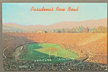 Load image into Gallery viewer, 1969 Pasadena's Rose Bowl Postcard Ohio State Champion Players Football Vintage