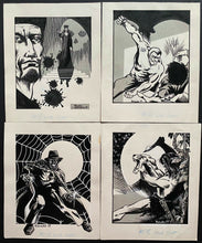 Load image into Gallery viewer, 1977 Comic Art 4 Original Pieces Nikwko Poli Artist Stargate Studios