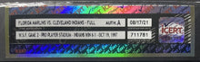 Load image into Gallery viewer, 1997 World Series MLB Baseball Ticket Game 2 Florida Marlins vs Cleveland iCert