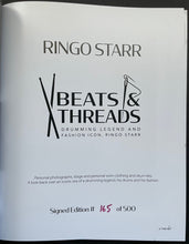 Load image into Gallery viewer, 2023 Ringo Starr Autographed Book Beats & Threads Limited Signed Edition Beatles