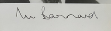 Load image into Gallery viewer, Christiaan Barnard Autographed Photo Pioneer Heart Transplant Surgeon PSA/DNA