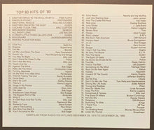 Load image into Gallery viewer, 1980 CKLY Chart Radio Survey Ontario Canada Music New Year 1981 Pink Floyd