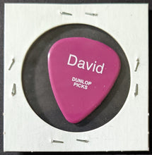 Load image into Gallery viewer, 2004 David Bowie A Reality Tour Guitar Pick Dunlop Rock and Roll Hall of Fame