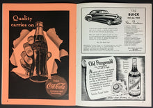 Load image into Gallery viewer, 1947 Boston Garden NHL Hockey Program Bruins vs Toronto Maple Leafs Schmidt