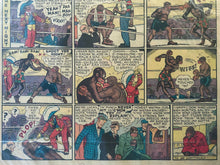 Load image into Gallery viewer, 1947 Vintage Joe Palooka Full Page Comic Evansville Indiana Newspaper Boxing
