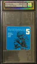 Load image into Gallery viewer, Iron Maiden 5 World Slavery Tour 84/85 Backstage Pass icert EX-NM 6 Graded
