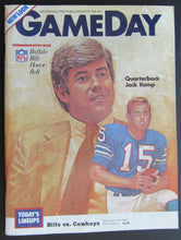 Load image into Gallery viewer, 1984 Rich Stadium NFL Program Buffalo Bills vs Dallas Cowboys Jack Kemp