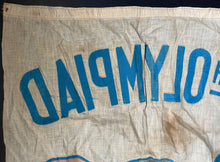 Load image into Gallery viewer, 1932 Xth Summer Olympics Los Angeles California Original Linen Banner VTG LOA