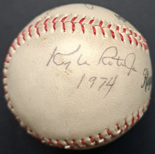 Load image into Gallery viewer, 1975 Superstars Competition Autograph Bob Seagren Kyle Rote Jr NFL OJ Simpson