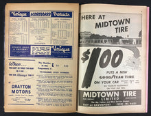 Load image into Gallery viewer, 1949 NHL Hockey Program Toronto Maple Leaf Sports Magazine Vs Detroit Red Wings