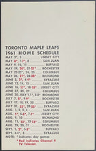 Load image into Gallery viewer, 1961 International League Baseball Booster Club Card Toronto Maple Leafs Stadium