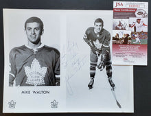 Load image into Gallery viewer, NHL Toronto Maple Leafs Mike Walton Autographed Photo - Torchy Schell JSA