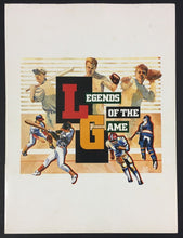 Load image into Gallery viewer, 1990 Legends Of The Game Multi Signed Folder 8 Autographs Rice Kaline Hull JSA