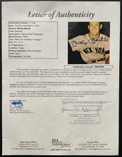 Load image into Gallery viewer, Mickey Mantle Autographed Photo New York Yankees Signed MLB Baseball JSA LOA
