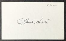 Load image into Gallery viewer, Hank Snow Autographed Signed Cut Canadian Country Music VTG The Yodeling Ranger