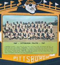Load image into Gallery viewer, 1967 Pittsburgh Pirates Team Photo Full Size Pennant Baseball Roberto Clemente