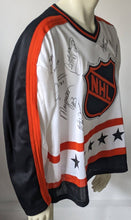 Load image into Gallery viewer, 1991 NHL All-Star Game Team Signed Hockey Jersey Autographed x10 Makita JSA LOA