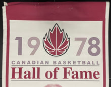 Load image into Gallery viewer, Canadian National Basketball Hall of Fame James Naismith 10 Foot Vinyl Banner