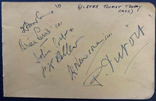 Load image into Gallery viewer, 1929 Royal Automobile Drivers Autographs (RAC) Tourist Trophy Race Ards Belfast