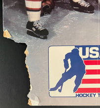 Load image into Gallery viewer, 1980 USA Hockey Olympic Gold Medal Miracle Team Promo POS Poster Northland Vtg