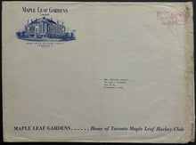 Load image into Gallery viewer, Original 1966 Maple Leaf Gardens NHL Hockey Letter + Mailer Vintage Toronto