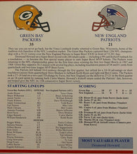 Load image into Gallery viewer, 1997 NFL Football Super Bowl XXXI Patch Green Bay Packers New England Patriots