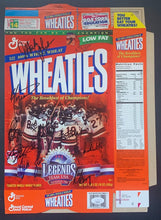 Load image into Gallery viewer, 1980 Lake Placid Winter Olympics US Hockey Gold Medal Team Signed Wheaties Box