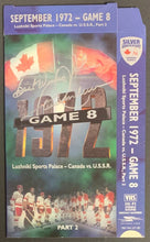 Load image into Gallery viewer, Paul Henderson Autographed Signed 1972 Summit Series VHS Tape Box Game 8 Goal