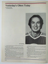 Load image into Gallery viewer, 1981 Northlands Coliseum NHL Program Edmonton Oilers vs Washington Capitals