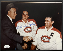 Load image into Gallery viewer, Toe Blake Autographed Montreal Canadiens NHL Hockey Photo Signed JSA