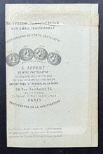 Load image into Gallery viewer, 1800's French Carte De Visite Military Officer Photo Paris Vintage Antique