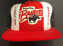 Load image into Gallery viewer, 1980s Vintage USFL Football Tampa Bay Bandits Snapback Hat