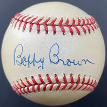 Load image into Gallery viewer, 1993 World Series Official Ball Signed Bobby Brown Bill White Autographed JSA