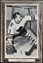 Load image into Gallery viewer, 1964-1967 NHL Hockey Bee Hive Premium Chicago Blackhawks Glenn Hall Photo