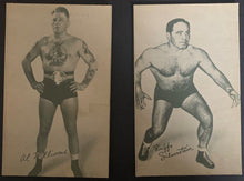 Load image into Gallery viewer, 12 Different Vintage 1940-1960 Exhibit Cards Historical Sports Primo Carnera