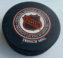 Load image into Gallery viewer, Paul Coffey Signed Edmonton Oilers NHL Hockey Puck Autographed Trench MFG