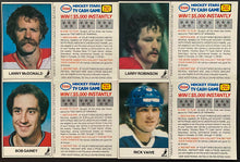 Load image into Gallery viewer, 1983-84 Esso Full Set Unscratched Coupons 21 NHL Hockey Player Cards Messier +