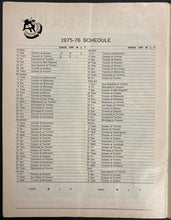 Load image into Gallery viewer, 1975 Autographed WHA Program Toronto Toros Houston Aeros Signed Frank Mahovlick