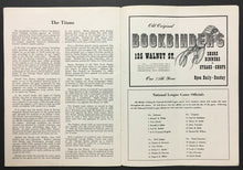 Load image into Gallery viewer, 1945 NFL Football Program Shibe Park Philadelphia Eagles v Cleveland Rams Vtg