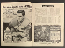 Load image into Gallery viewer, 1961 Yankee Stadium NFL Football Program Giants vs Pittsburgh Steelers
