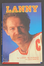 Load image into Gallery viewer, 1987 Lanny McDonald Autographed Hard Cover Book Signed NHL Hockey + Inscribed