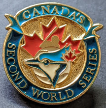 Load image into Gallery viewer, 1993 Toronto Blue Jays World Series VIP Lapel Pin MLB Baseball Vintage Canada