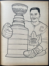 Load image into Gallery viewer, 1964 Toronto Maple Leafs Vintage Original NHL Hockey Colouring Book + Provenance
