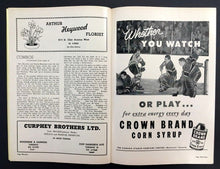 Load image into Gallery viewer, 1958 Maple Leaf Gardens NHL Hockey Program VTG Leafs vs Rangers Billy Harris