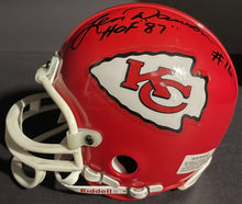 Load image into Gallery viewer, Len Dawson Kansas City Chiefs Autographed NFL Riddell Mini-Helmet Signed JSA